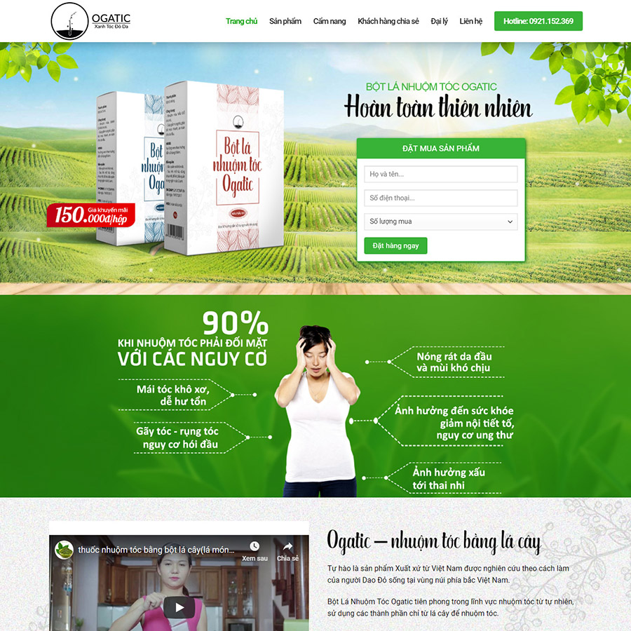 Theme wordpress bán dược phẩm 01