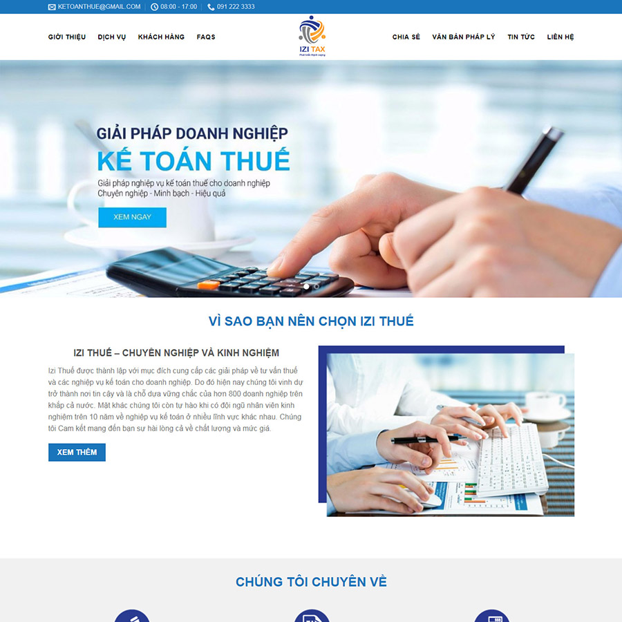 Theme wordpress công ty kế toán