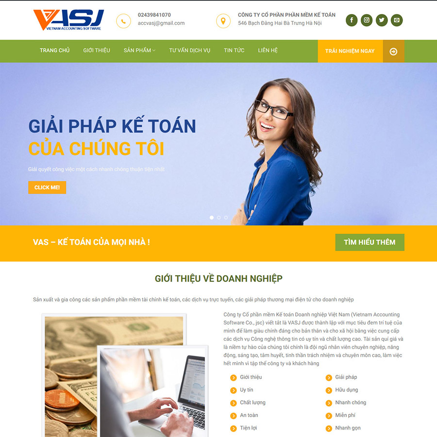 Theme wordpress công ty kế toán 02