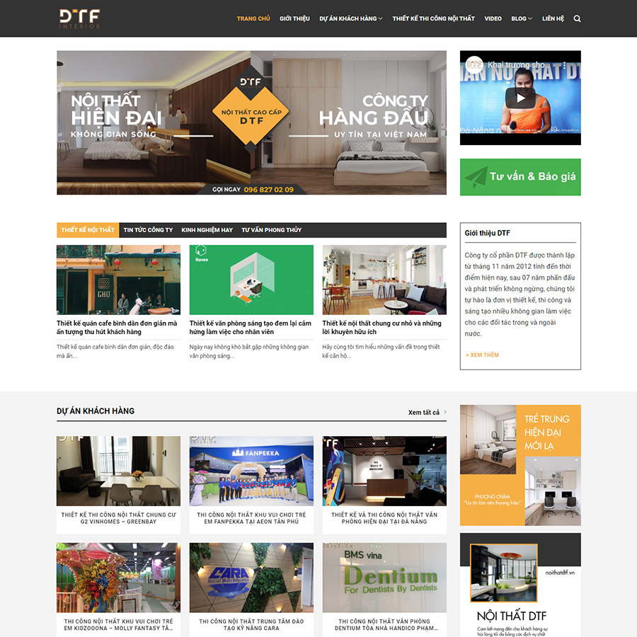 Theme wordpress flatsome nội thất 13