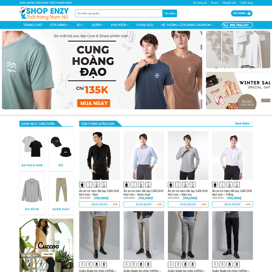 Theme wordpress thời trang 09